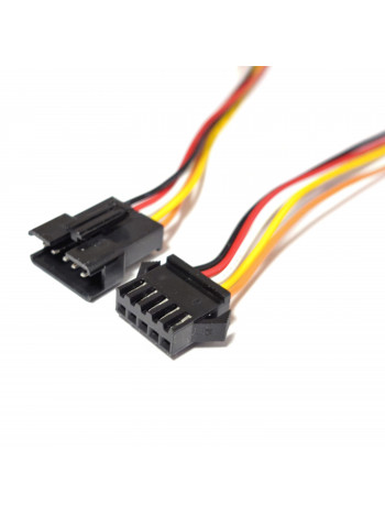 Разъем 5pin с проводом и ответной частью (JST SM 2.54) с защелкой