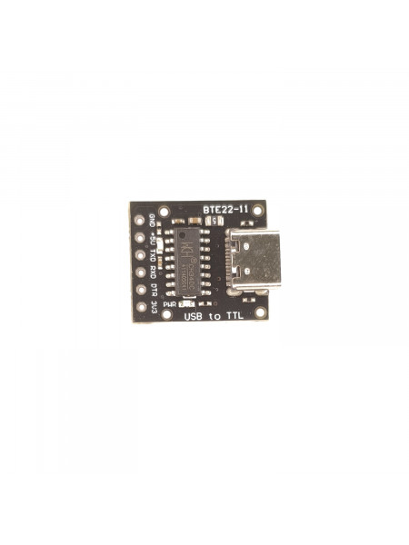 Конвертер USB to TTL на базе чипа CH340C (с входом USB Type-C)