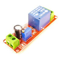 Модуль реле задержки включения на  микросхеме NE555 (12В)