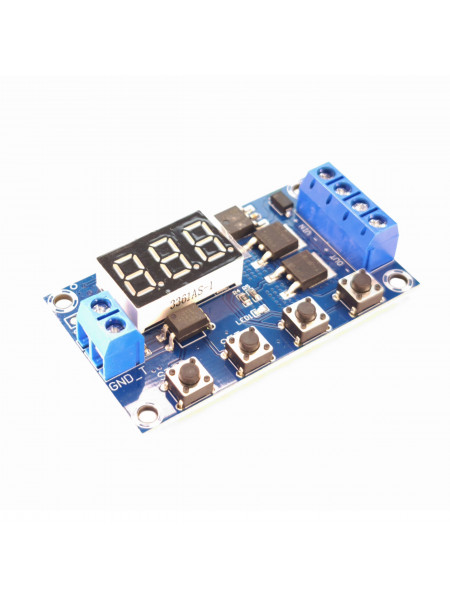 Программируемый модуль реле времени на mosfet с индикатором