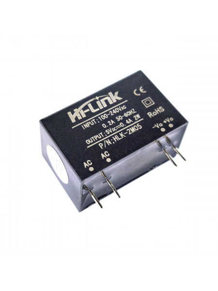 Импульсный источник питания HLK-2M05 5V 0.4A AC-DC модуль