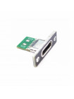 Разъем USB Type-C Female на плате (встраиваемый, с контактами и креплением)