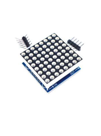 Матрица 8x8 MAX7219 красная (управление через SPI интерфейс)