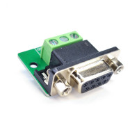 Разъем ответной части COM-порта DB9 (F) с клеммной колодкой на 3 контакта