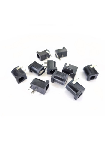 Разъем гнездо 5.5x2.1мм (мама) на плату 10шт - набор гнезд для монтажа