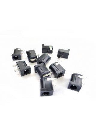 Разъем гнездо 5.5x2.1мм (мама) на плату 10шт - набор гнезд для монтажа