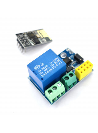 Модуль WI-FI реле на 1 канал ESP8266 и контроллер ESP-01S