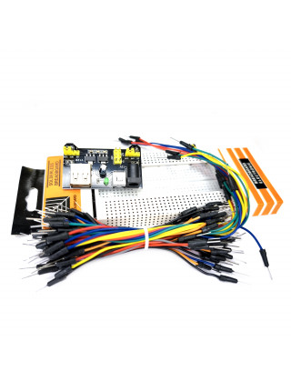 Набор для прототипирования макетная плата MB-102, модуль питания и набор перемычек