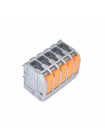 Клеммная колодка PCT-115D 5 контактотв, шаг 5 мм, монтаж на плату