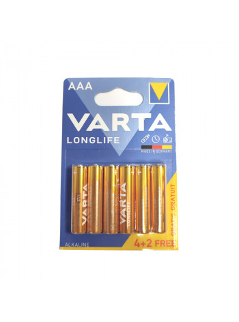 Батарейки Varta Longlife AAA (6шт)
