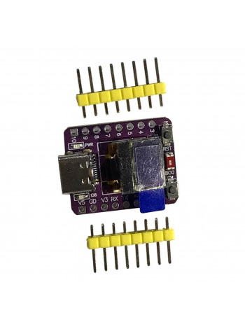 Плата ESP32-C3 с OLED дисплеем 0,42 дюйма, Wi-Fi и Bluetooth