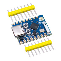Плата ESP32-C3 Super Mini Pro с Wi-Fi, bluetooth 5.0 и керамической антенной