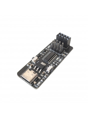 Программатор для плат ESP-01 и ESP-01S с кнопкой на GPIO-0 и EN