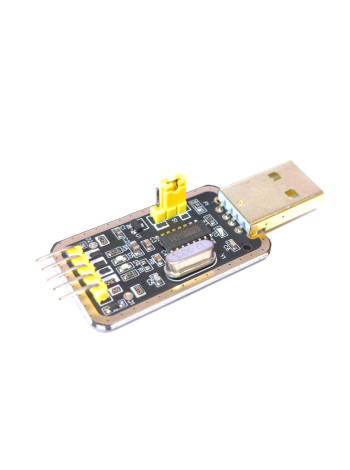Преобразователь USB-Serial (TTL, UART) адаптер CH340G (с выбором напряжения 3.3В-5В)