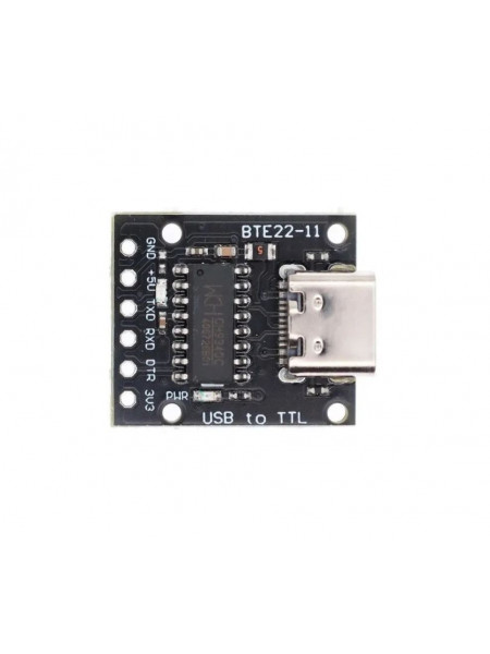 Конвертер USB to TTL на базе чипа CH340C (вход USB Type-C)