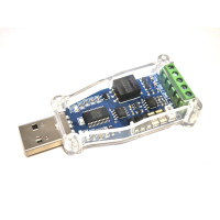 Конвертер USB - RS485 на FT232RNL с изоляцией в прозрачном корпусе