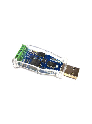Конвертер USB - RS485 на FT232RNL с изоляцией в прозрачном корпусе
