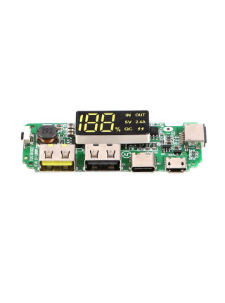 Модуль зарядного устройства для литиевых батарей 18650 (power bank) 