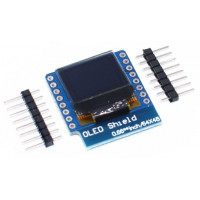 Модуль OLED дисплея 0.66" 64х48 (WeMos)